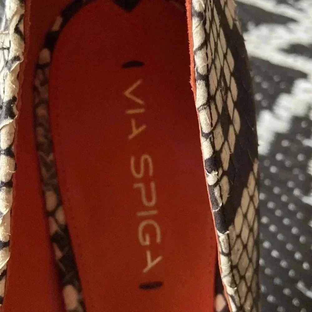 Via Spiga | Snakeskin Heels - Picture 4 of 6
